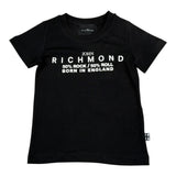 John Richmond T-Shirt tinta unita con Stampa Nero per Bambino RBA24043TS NERO JOHN RICHMOND 
