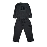 John Richmond Completo 2Pz Felpa-Pantalone Nero per Neonato RBA25005CFN NERO JOHN RICHMOND 