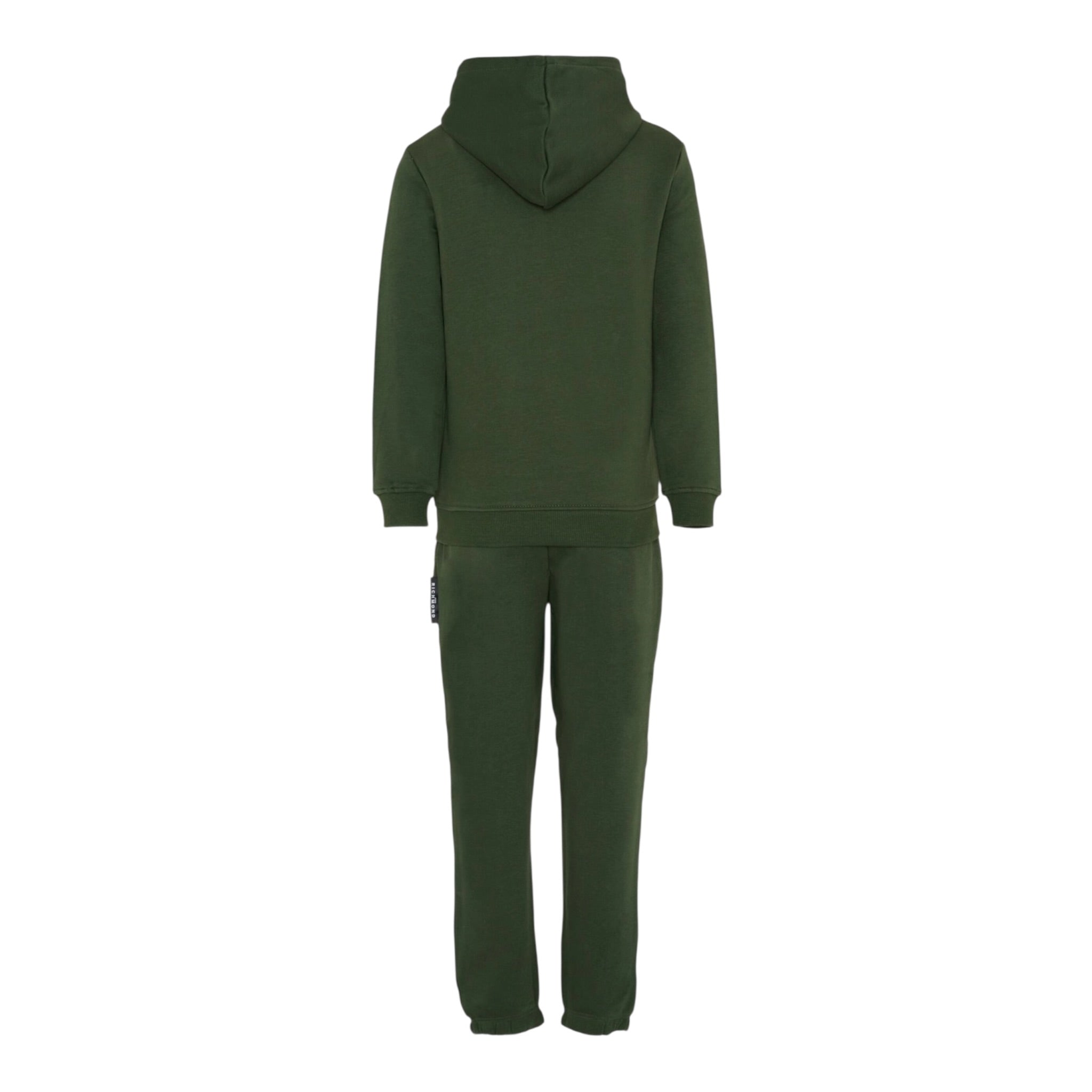 John Richmond Completo 2 Pezzi Felpa-Pantalone tinta unita Verde per Bambino RBA25007CFXXX VERDE JOHN RICHMOND 