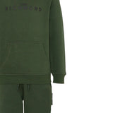 John Richmond Completo 2 Pezzi Felpa-Pantalone tinta unita Verde per Bambino RBA25007CFXXX VERDE JOHN RICHMOND 