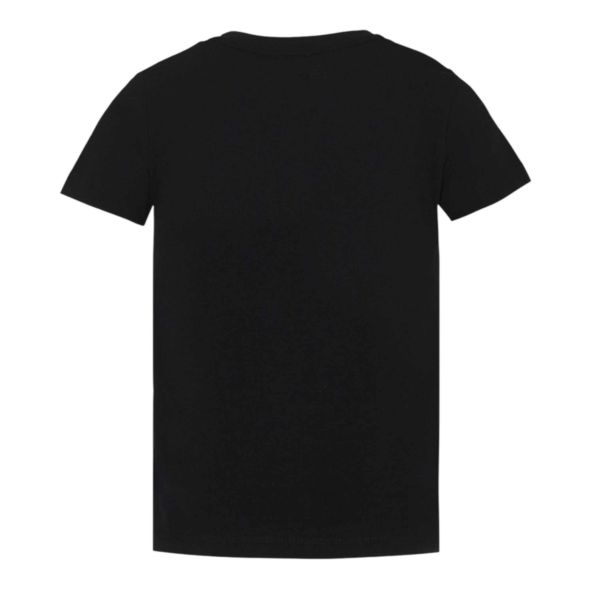 John Richmond T-Shirt Girocollo tinta unita con Logo Nero per Bambino RBA25009TSXX NERO JOHN RICHMOND 