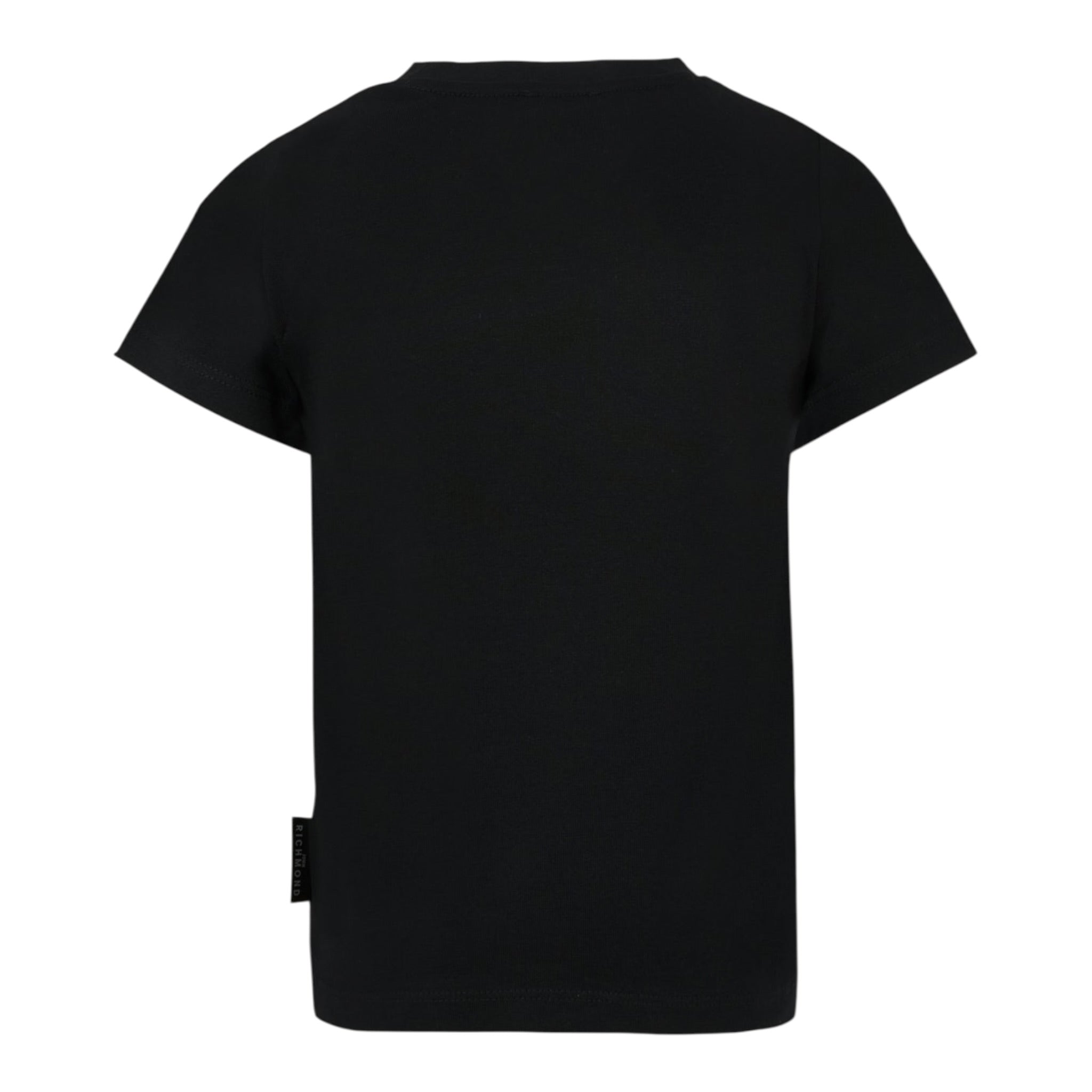 John Richmond T-Shirt tinta unita con Stampa Nero per Bambino RBA25010TS NERO JOHN RICHMOND 