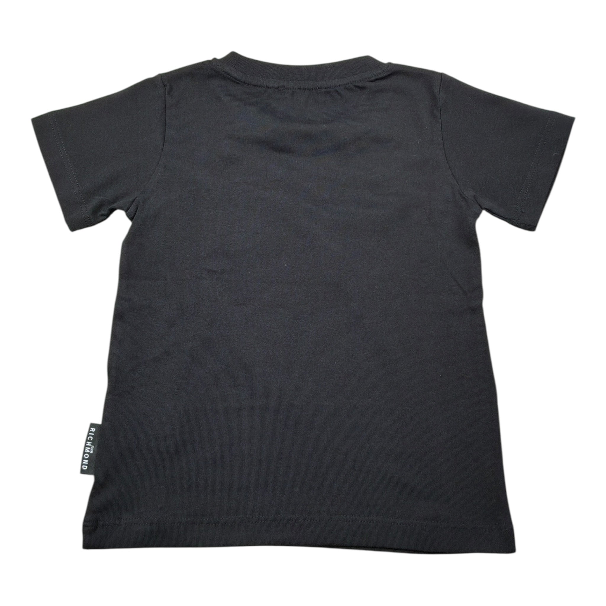 John Richmond T-Shirt tinta unita con Stampa Nero per Neonato RBA25010TSX NERO JOHN RICHMOND 