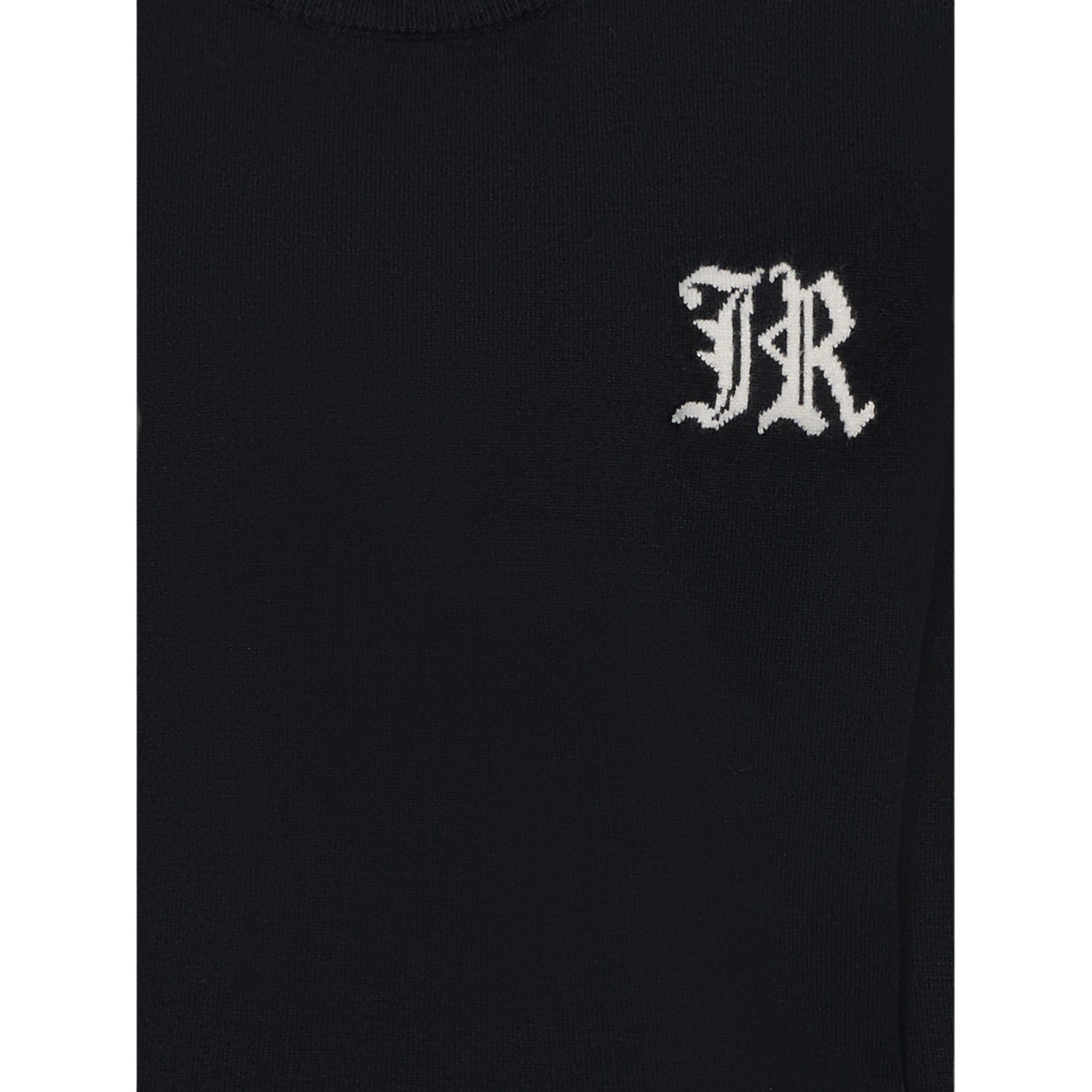 John Richmond Maglia tinta unita con Logo Nero per Neonato RBA25011MAN NERO JOHN RICHMOND 