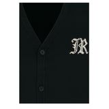 John Richmond Cardigan tinta unita con Ricami Nero per Neonato RBA25012CDNXX NERO JOHN RICHMOND 
