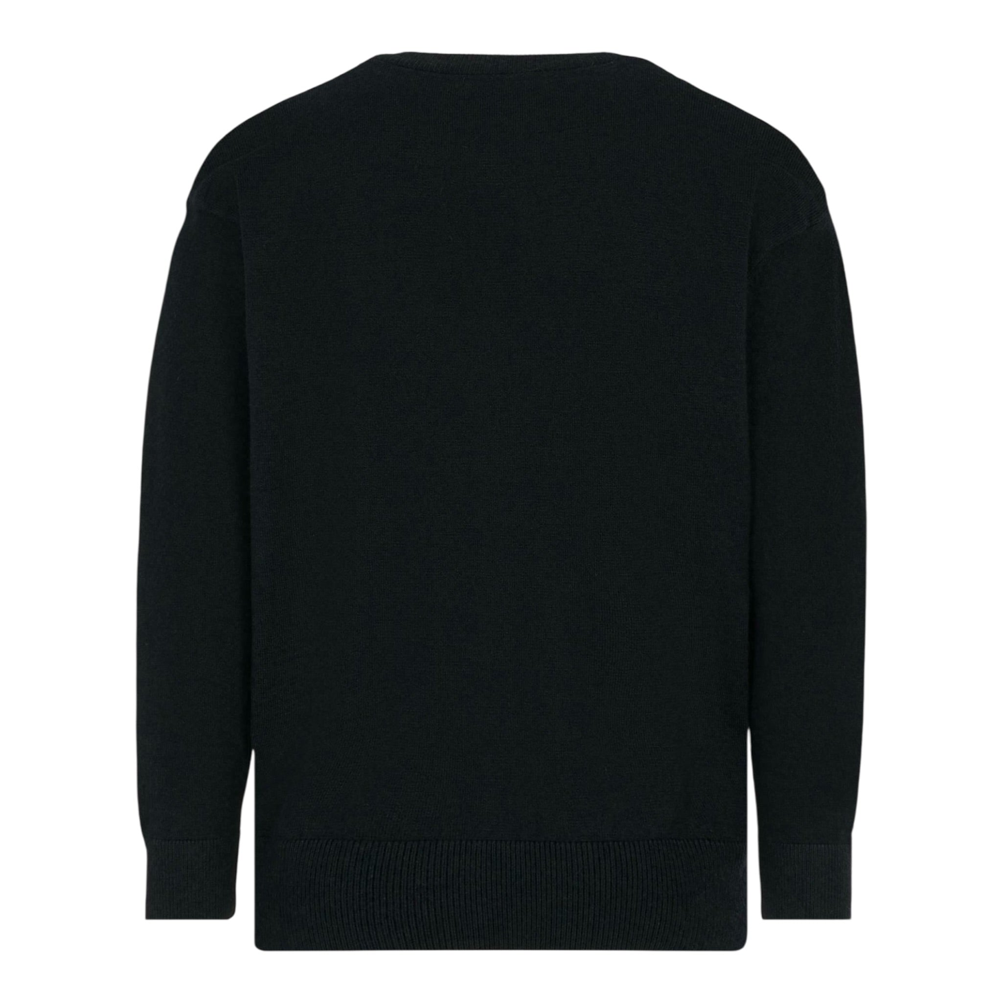 John Richmond Cardigan tinta unita con Ricami Nero per Bambino RBA25012CDX NERO JOHN RICHMOND 