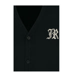 John Richmond Cardigan tinta unita con Ricami Nero per Bambino RBA25012CDX NERO JOHN RICHMOND 