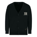 John Richmond Cardigan tinta unita con Ricami Nero per Neonato RBA25012CDXN NERO JOHN RICHMOND 