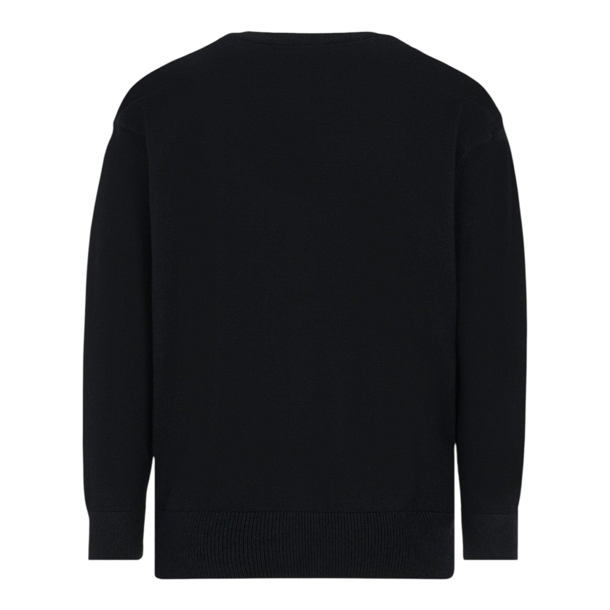 John Richmond Cardigan tinta unita con Ricami Nero per Bambino RBA25012CDXXX NERO JOHN RICHMOND 