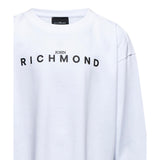 John Richmond Shirt tinta unita con Stampa Bianco per Neonato RBA25016TSNXX BIANCO JOHN RICHMOND 