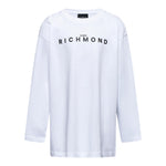 John Richmond Shirt tinta unita con Stampa Bianco per Bambino RBA25016TSX BIANCO JOHN RICHMOND 