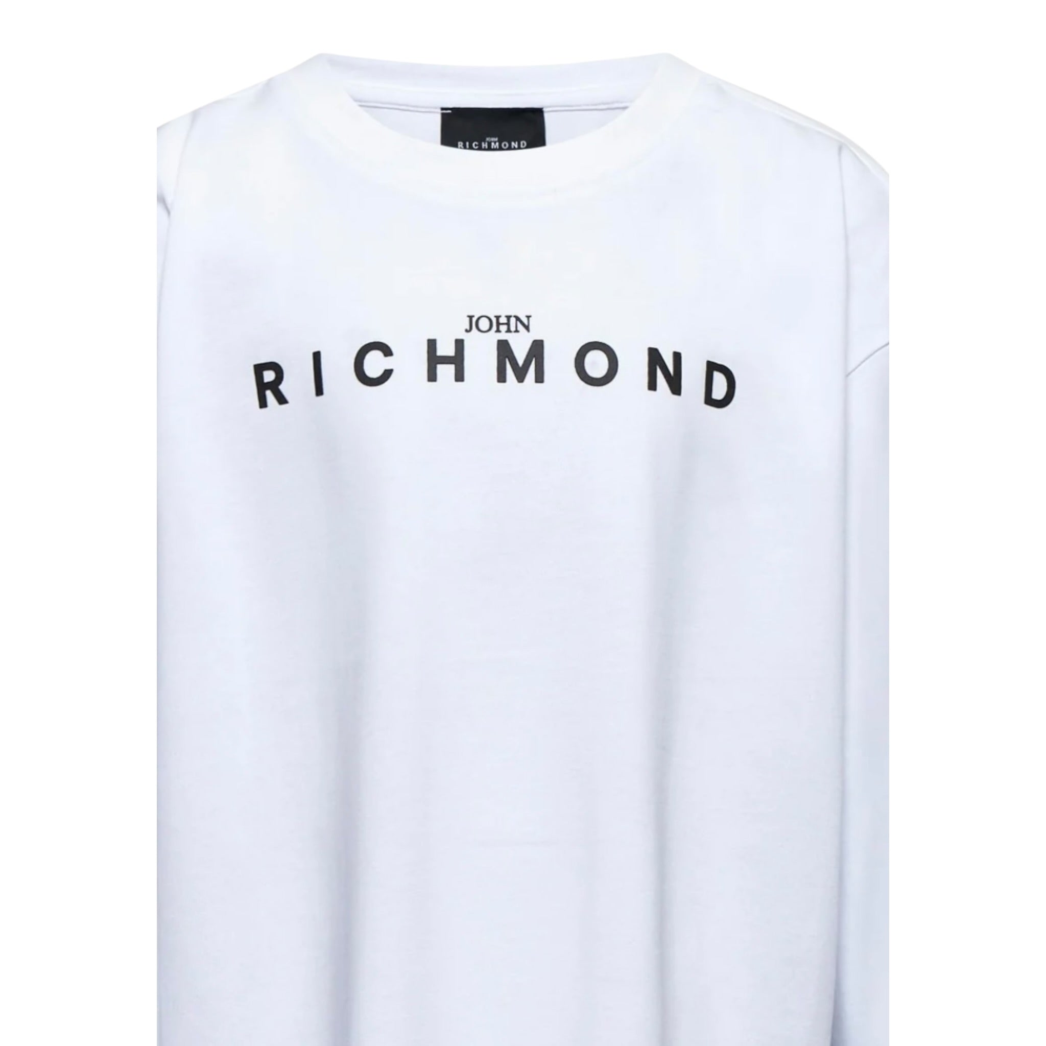 John Richmond Shirt tinta unita con Stampa Bianco per Bambino RBA25016TSX BIANCO JOHN RICHMOND 