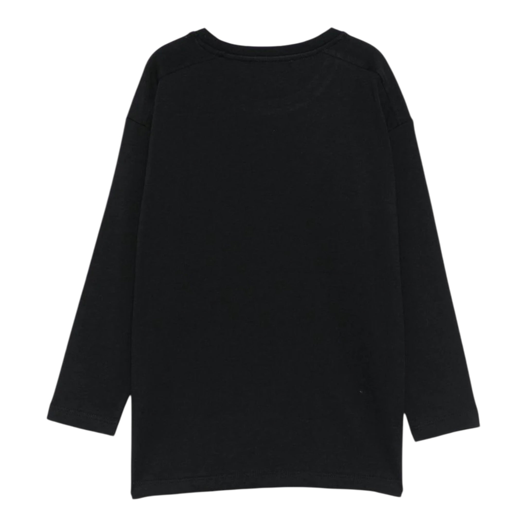 John Richmond Shirt tinta unita con Stampa Nero per Bambino RBA25016TSX NERO JOHN RICHMOND 