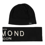 John Richmond Set Cappello-Sciarpa tinta unita Nero per Bambino RBA25017HSX NERO JOHN RICHMOND 