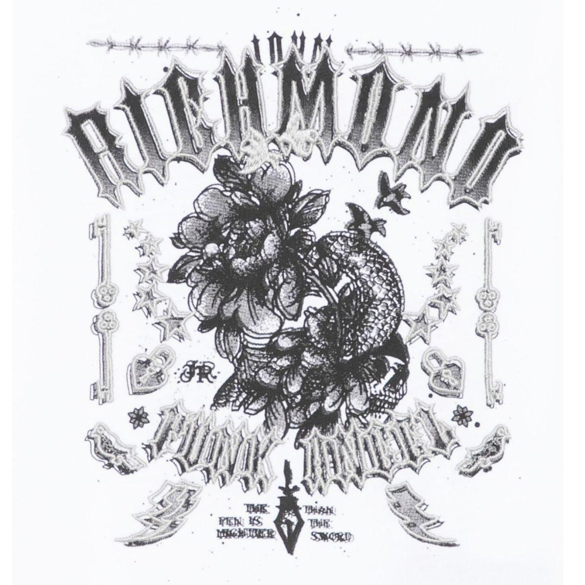 John Richmond T-Shirt tinta unita con Stampa Bianco per Neonato RBA25026TSN BIANCO JOHN RICHMOND 