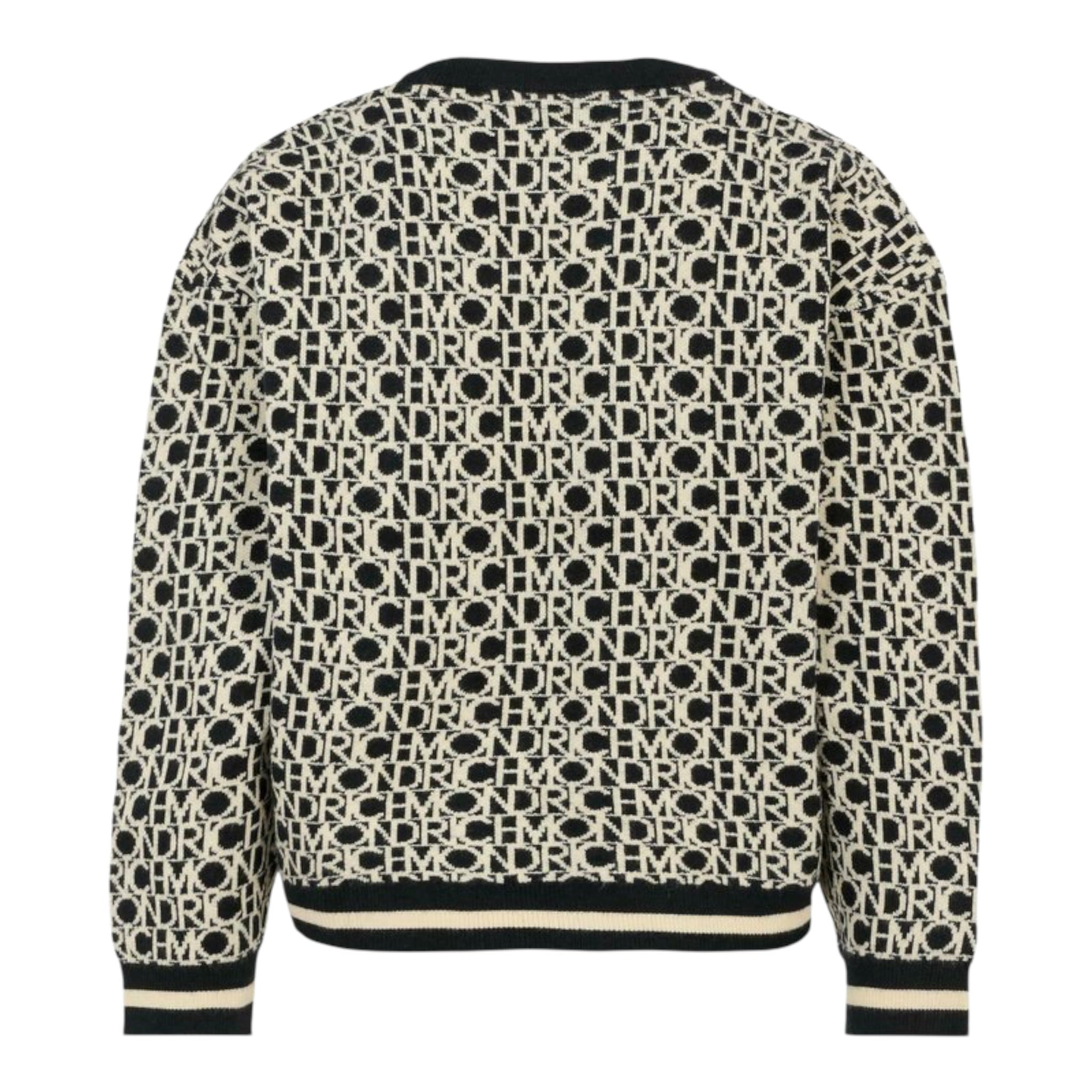 John Richmond Maglia Girocollo con Loghi Nero per Neonata RBA25042MA NERO JOHN RICHMOND 