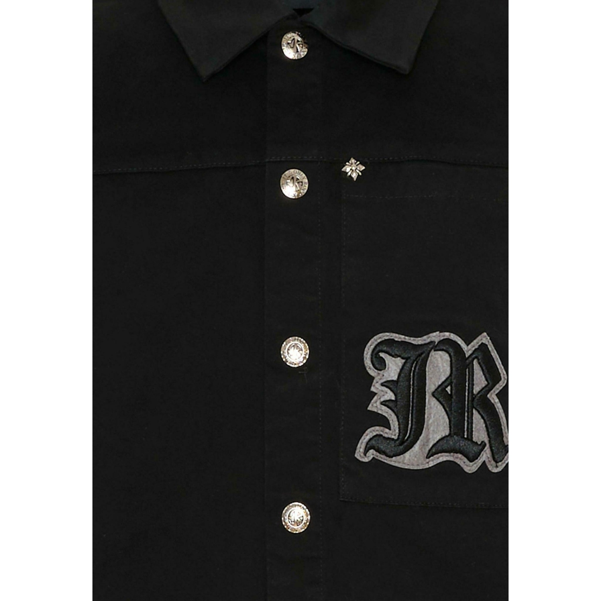 John Richmond Camicia Manica Lunga tinta unita Nero per Bambino RBA25056CAX NERO JOHN RICHMOND 