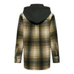 John Richmond Camicia tinta unita con Cappuccio E Fantasia A Quadri Verde per Bambino RBA25067CA VERDE JOHN RICHMOND 