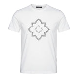 John Richmond T-Shirt tinta unita con Borchie Bianco per Bambino RBA25077TS BIANCO JOHN RICHMOND 