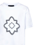 John Richmond T-Shirt tinta unita con Borchie Bianco per Bambino RBA25077TS BIANCO JOHN RICHMOND 