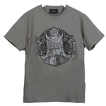 John Richmond T-Shirt tinta unita con Stampa Grigio per Bambino RBA25104TS GRIGIO JOHN RICHMOND 