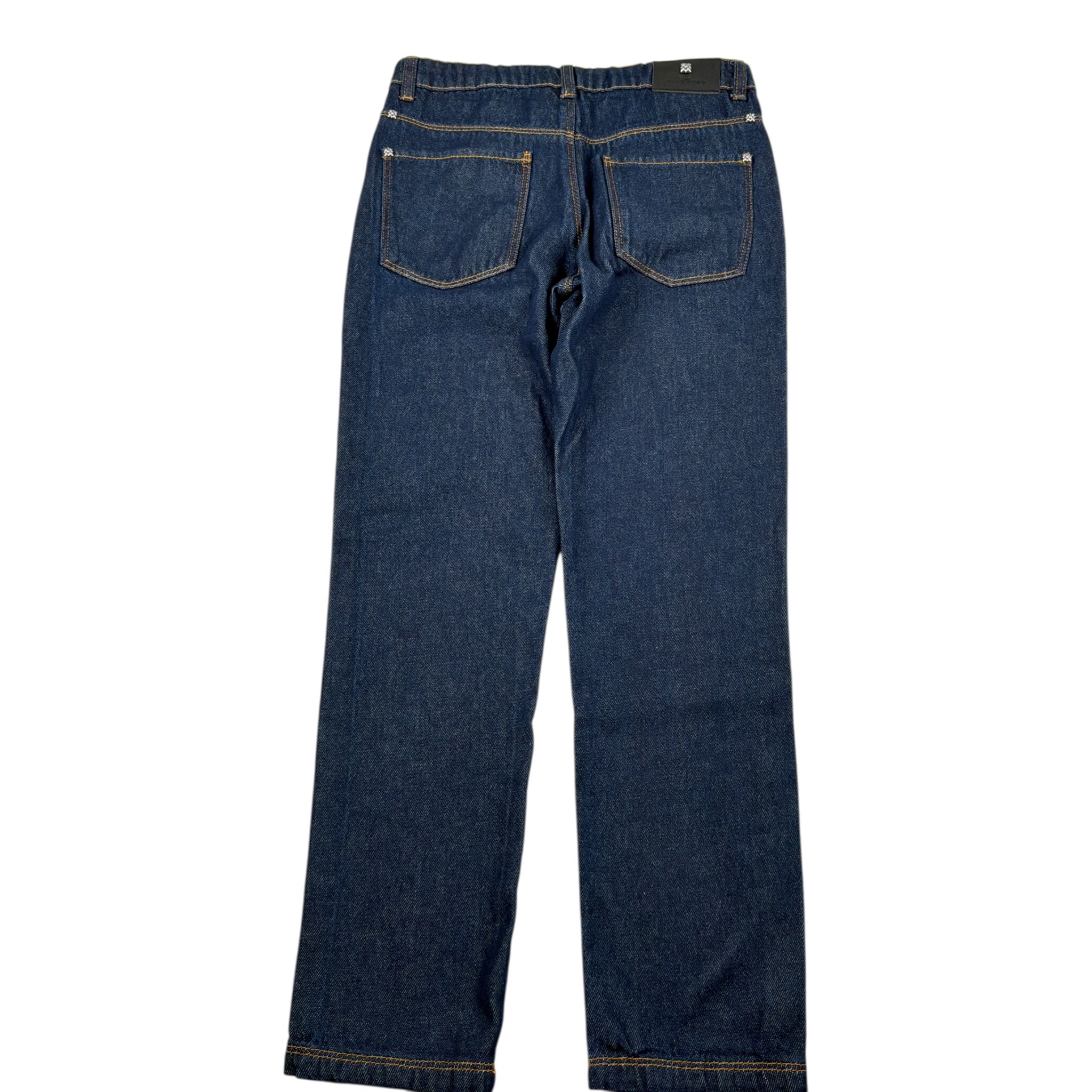 John Richmond Jeans tinta unita con Girovita Regolabile Blu per Bambino RBA25105JEX BLU JOHN RICHMOND 