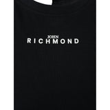 John Richmond T-Shirt tinta unita con Stampa Nero per Neonato RBA2510TS NERO JOHN RICHMOND 