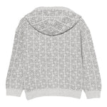 John Richmond Felpa In Maglia con Zip E Cappuccio Grigio per Bambino RBA25111MAXX GRIGIO JOHN RICHMOND 