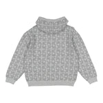 John Richmond Felpa In Maglia con Zip E Cappuccio Grigio per Bambino RBA25111MAXXX GRIGIO JOHN RICHMOND 