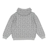John Richmond Felpa In Maglia con Zip E Cappuccio Grigio per Bambino RBA25111MAXXX GRIGIO JOHN RICHMOND 