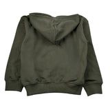 John Richmond Felpa tinta unita con Stampa E Zip Verde per Bambino RBA26001FE VERDE JOHN RICHMOND 