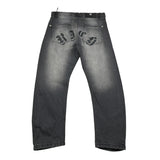 John Richmond Jeans tinta unita con Girovita Regolabile Nero per Bambino RBA26012JE NERO JOHN RICHMOND 