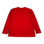 John Richmond Shirt tinta unita Girocollo con Logo Rosso per Bambino RBA26016TS ROSSO JOHN RICHMOND 