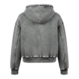 John Richmond Felpa tinta unita con Zip E Cappuccio Grigio per Bambino RBA26021FE GRIGIO JOHN RICHMOND 