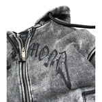 John Richmond Felpa tinta unita con Zip E Cappuccio Grigio per Bambino RBA26021FE GRIGIO JOHN RICHMOND 