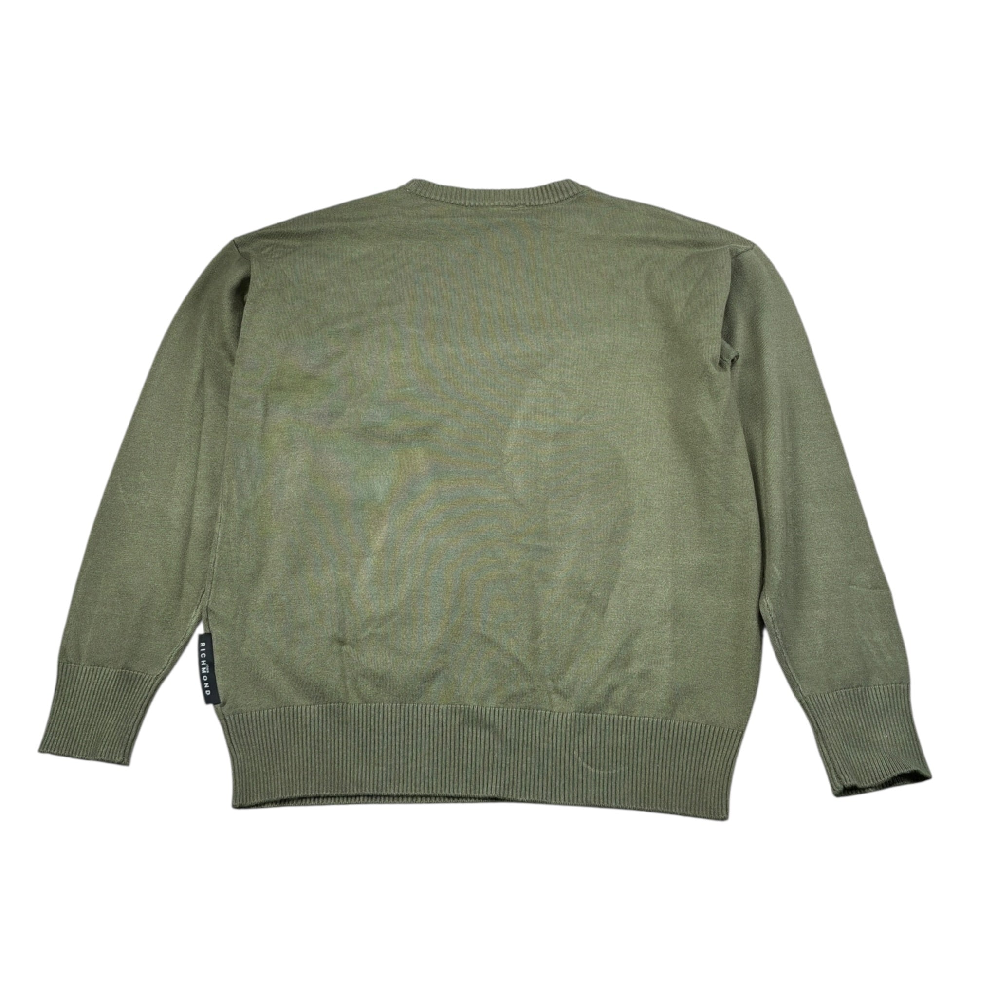 John Richmond Maglia tinta unita con Logo Verde per Bambino RBA26026MA VERDE JOHN RICHMOND 