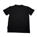 John Richmond T-Shirt tinta unita con Taschino Nero per Bambino RBA26031TS NERO JOHN RICHMOND 