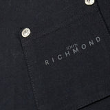 John Richmond T-Shirt tinta unita con Taschino Nero per Bambino RBA26031TS NERO JOHN RICHMOND 