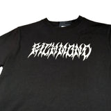 John Richmond T-Shirt tinta unita con Stampa Nero per Bambino RBA26053TS NERO JOHN RICHMOND 