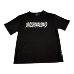 John Richmond T-Shirt tinta unita con Stampa Nero per Bambino RBA26053TS NERO JOHN RICHMOND 