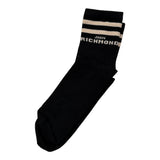 John Richmond Calzini tinta unita con Logo Nero per Bambino RBA26072CZ NERO JOHN RICHMOND 