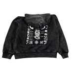 John Richmond Felpa tinta unita con Zip E Cappuccio Nero per Bambino RBA26077FE NERO JOHN RICHMOND 