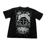 John Richmond T-Shirt tinta unita con Stampa Nero per Bambino RBA26078TS NERO JOHN RICHMOND 