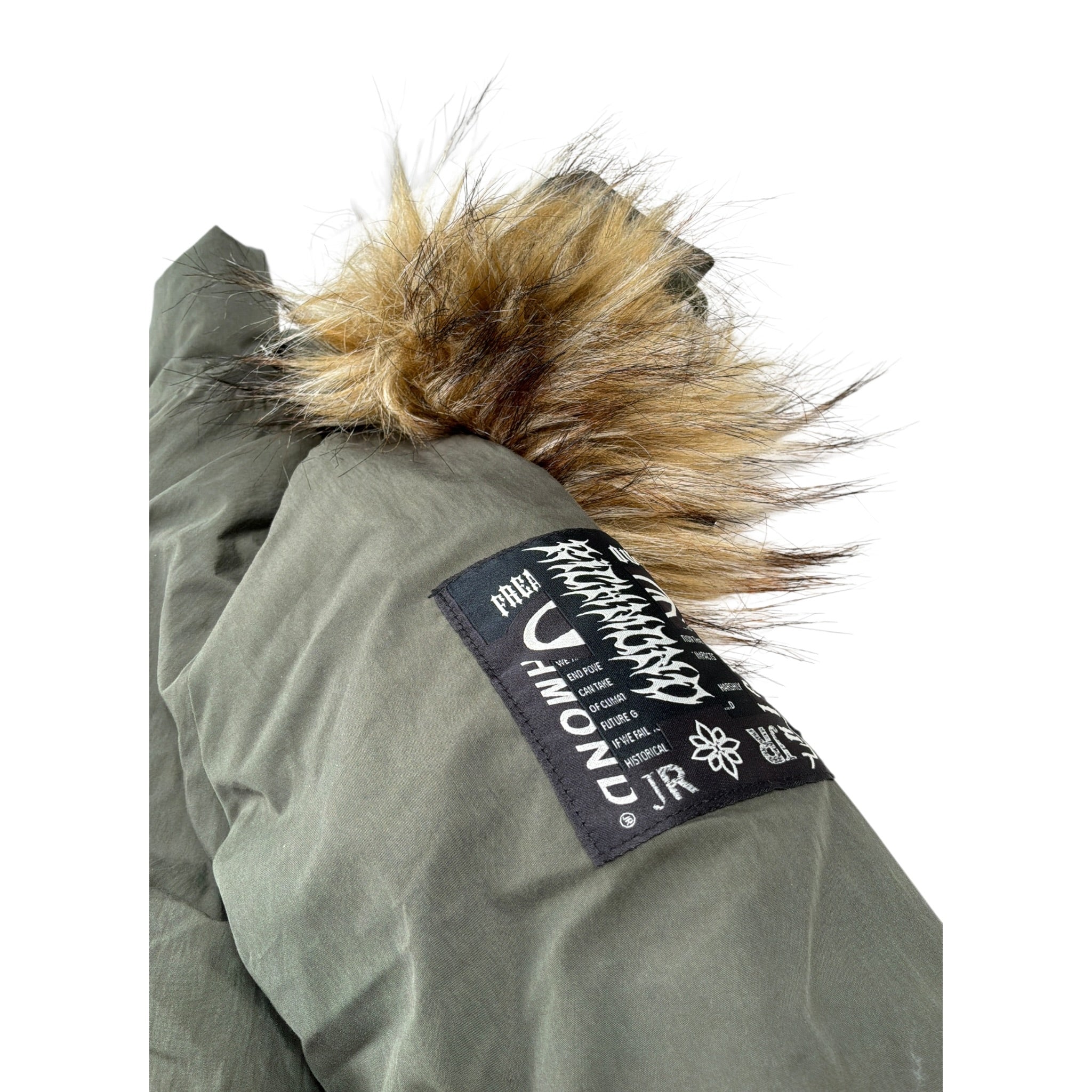 John Richmond Giubbino tinta unita con Zip E Cappuccio Verde per Bambino RBA26088PK VERDE JOHN RICHMOND 