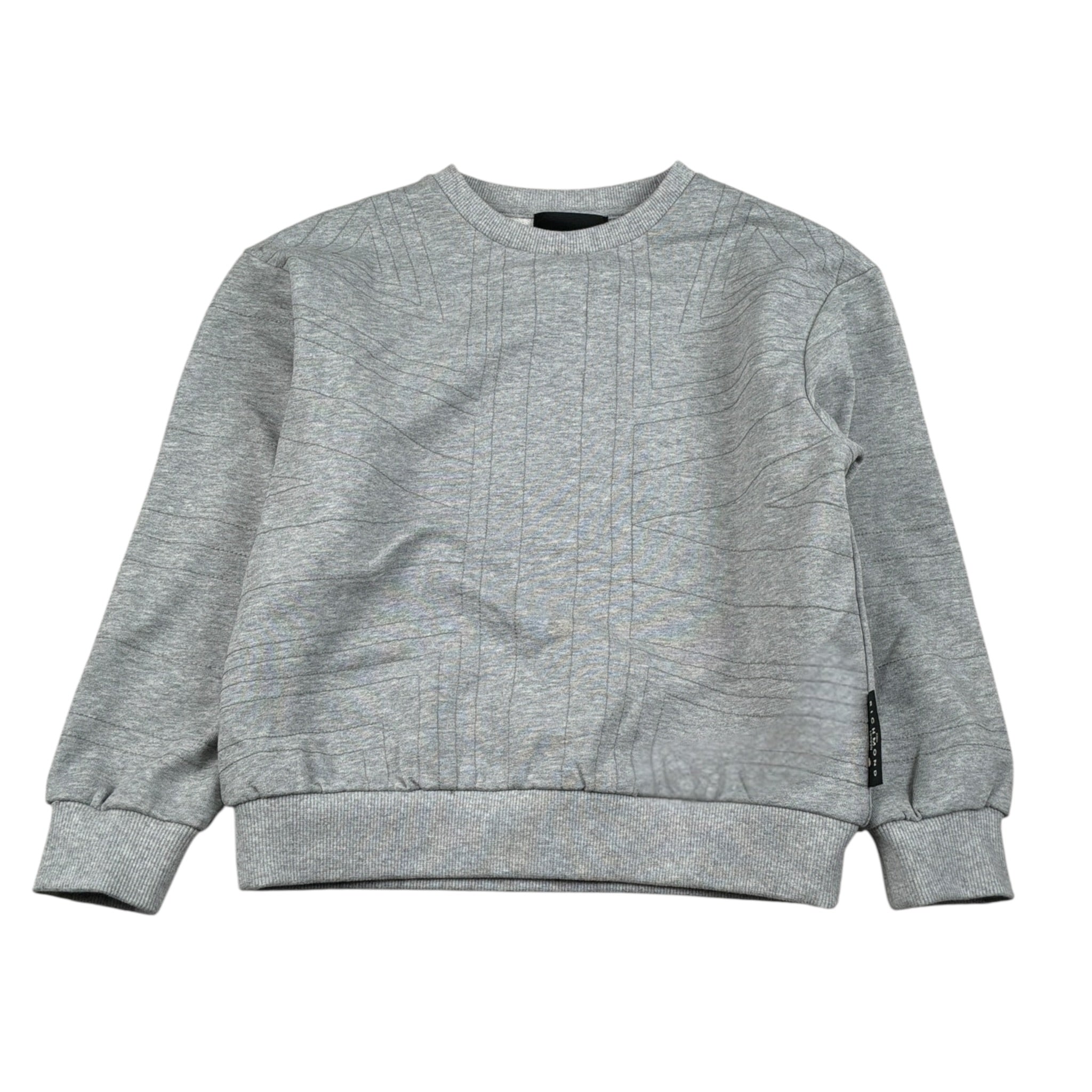John Richmond Felpa tinta unita Girocollo Grigio per Bambino RBA26091FE GRIGIO JOHN RICHMOND 
