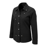 John Richmond Giubbino In Denim tinta unita con Stampa Nero per Bambino RBA26095CA NERO JOHN RICHMOND 