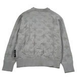 John Richmond Cardigan tinta unita Logato Grigio per Bambino RBA26122CD GRIGIO JOHN RICHMOND 
