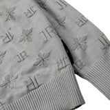John Richmond Cardigan tinta unita Logato Grigio per Bambino RBA26122CD GRIGIO JOHN RICHMOND 