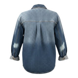 John Richmond Camicia In Denim tinta unita con Borchie Blu per Bambino RBA26136CA BLU JOHN RICHMOND 