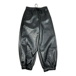 John Richmond Pantalone tinta unita In Ecopelle Nero per Bambino RBA26137PA NERO JOHN RICHMOND 